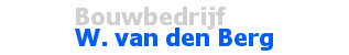 Bouwbedrijf van den Berg Homepage